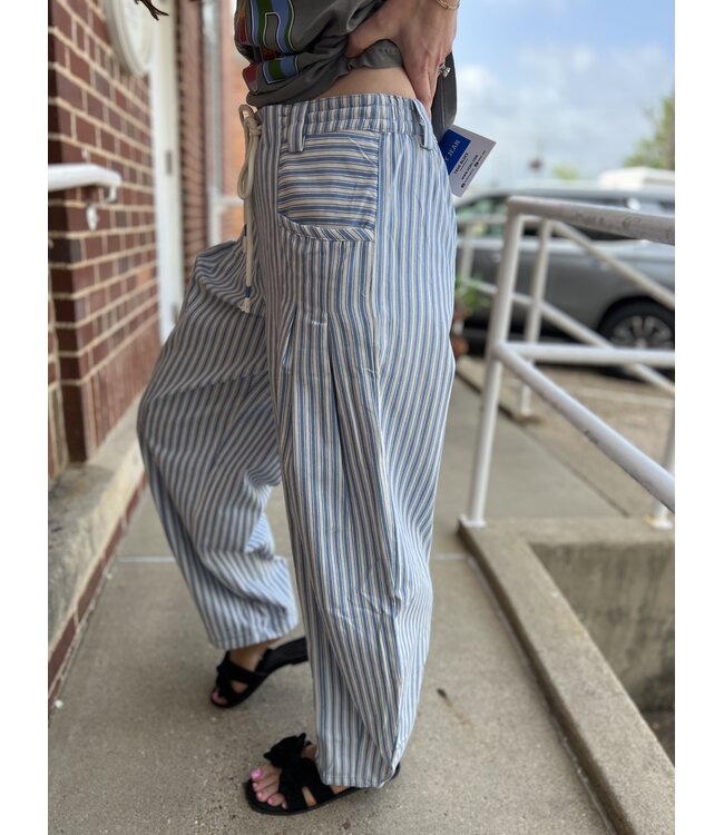 Sky Barrel Denim Pants VJP90065