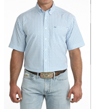 cinch MTW1704170 Blue Athletic Print SS