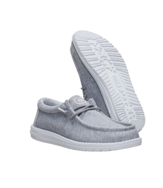 Hey Dude Wally Stretch Jersey Grey