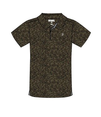 Panhandle Slim BB51T08739 Camo Polo Dark Brown