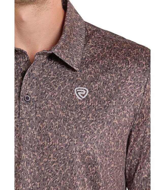 BM51T08739 Camo Polo Dark Brown