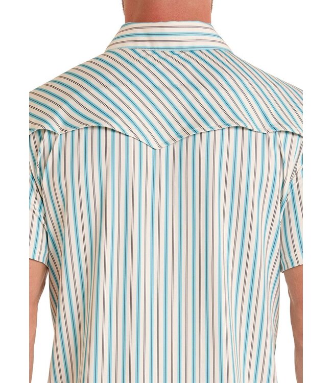 BM51T09058 Western Stripe Polo Natural