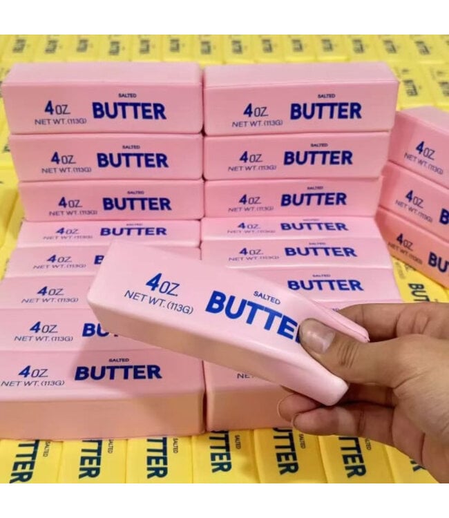 Pink Squishy Butter Toy