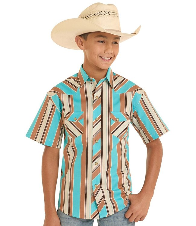 BBN3S08652 Stripe SS Snap