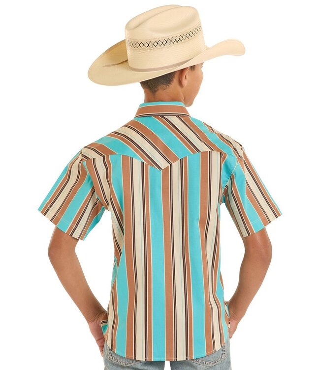 BBN3S08652 Stripe SS Snap