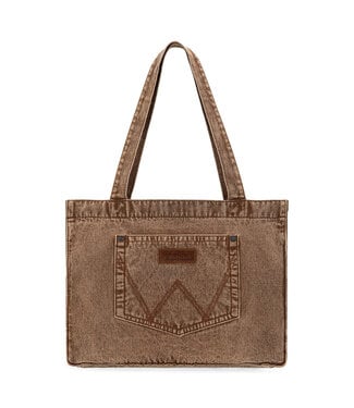 montana west Wrangler Denim Tote WG143-2006BR