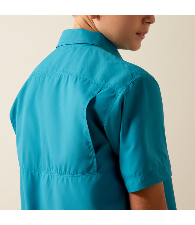 10073499 BOYS VENTTEK OUTBOUND SS SHRT BLU MN TRQ