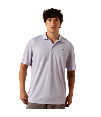 Ariat Intl 10073483 MNS TEK SS POLO PRPL HTH