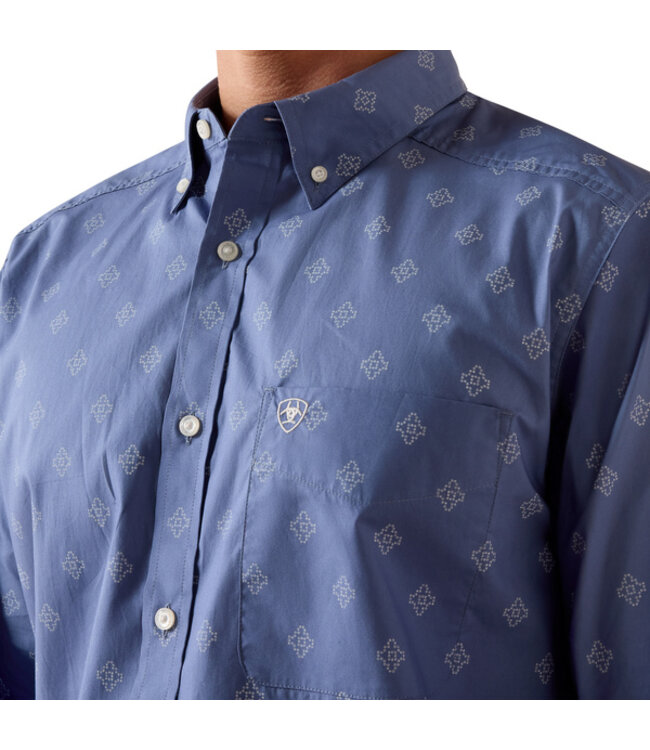 10073533 MNS BYRD FTD LS SHRT COL BLU SW