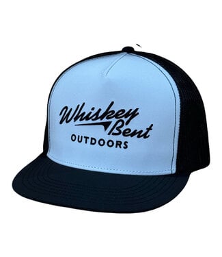 Whiskey Bent Hat Co WB Outdoors White Cap