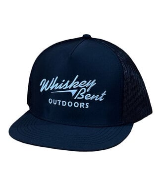 Whiskey Bent Hat Co WB Outdoors Black Cap