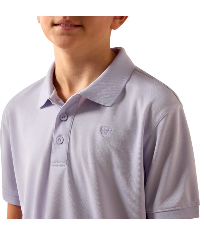 10073485 BOYS TEK SS POLO PRPL HTH