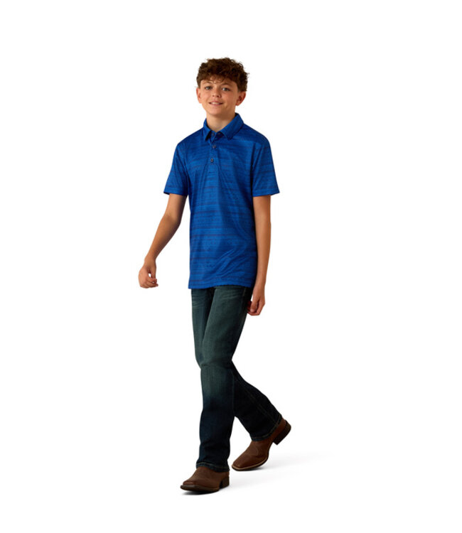 10073490 BOYS ALL OVER PRINT SS POLO BLQRTZ TSTRP