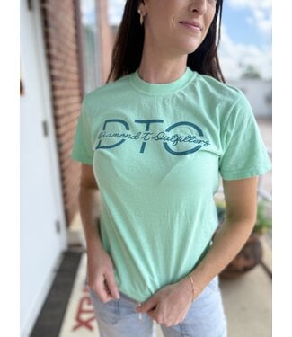 Diamond T Outfitters Aqua Script DTO Tee 123906
