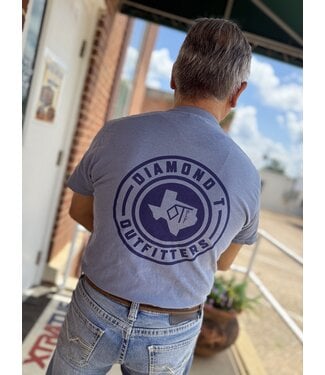 Diamond T Outfitters Denim Ranch Wear Tee 123911