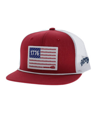 Hooey 2655T-RDWH Liberty Roper Red