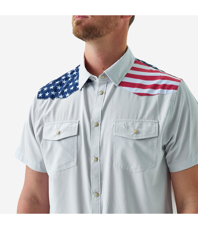 PERFORMANCE WESTERN SHIRT ALL AMERICAN