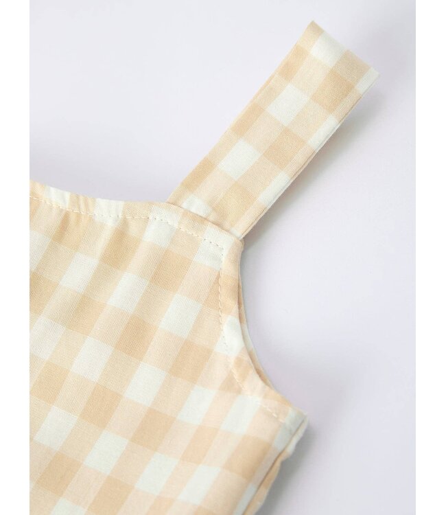 Plaid Girl Dress with Pocket
