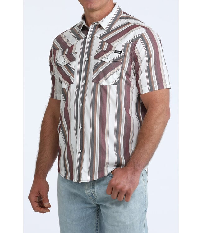 MTW1402015 SS Stripe Camp Shirt