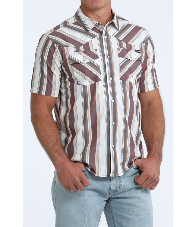 MTW1402015 SS Stripe Camp Shirt