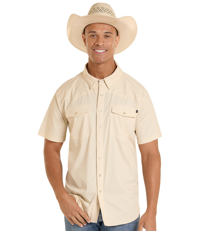 BMN3S08707 Core Stripe SS Natural