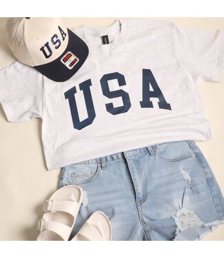 Fashion City USA Varsity Graphic Tee