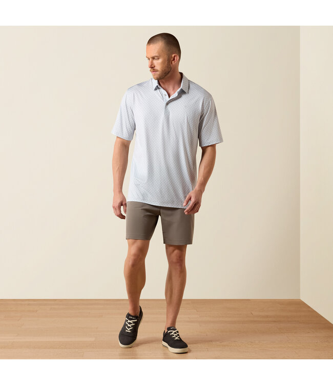 10073508 MNS PRINTED 360 AIRFLOW SS POLO EILN GRY