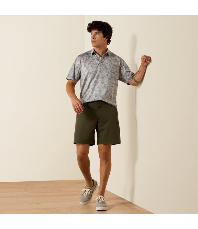 10073436 MNS ALL OVR PRNT HTHRD FTD SS POLO M AQ