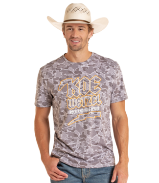 Panhandle Slim BU21T09158 Koe Graphic Tee Charcoal