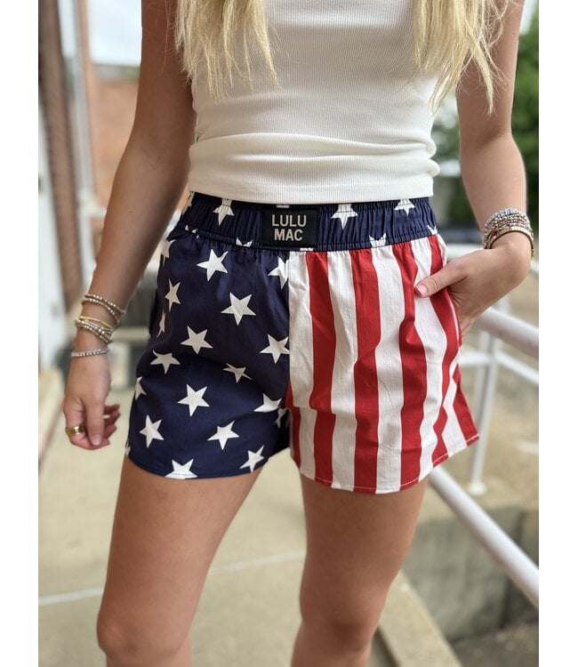 Ladies Flag Boxer Shorts