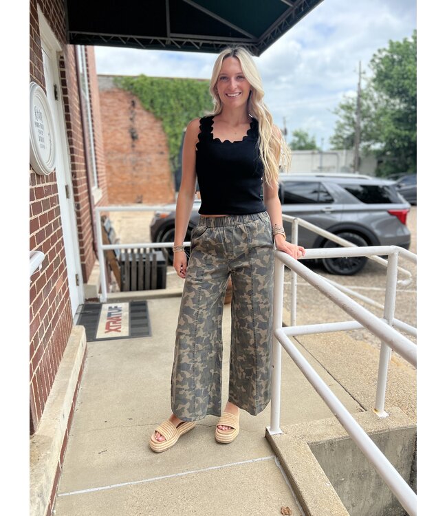 Tulip Washed Camo Relaxed Fit Jean DF1051