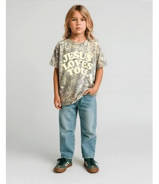 Jesus Loves You Co Jesus Loves You Camo Youth Tee