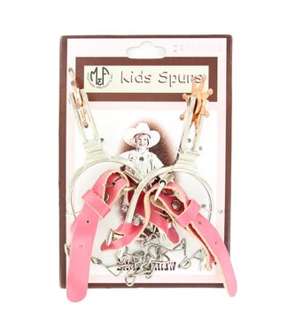 M&F Western KidsSpurSV w/PinkLeather