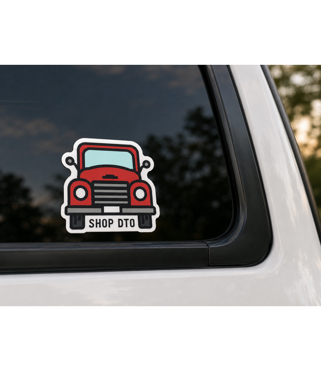Old School Truck Decal