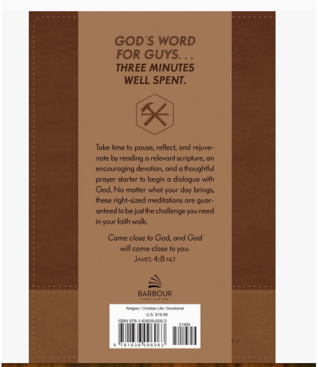 God's Word For Guys : 3-Minute Daily Devotions