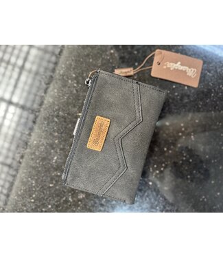 montana west Wrangler Black Small Wallet WG162-W033BK