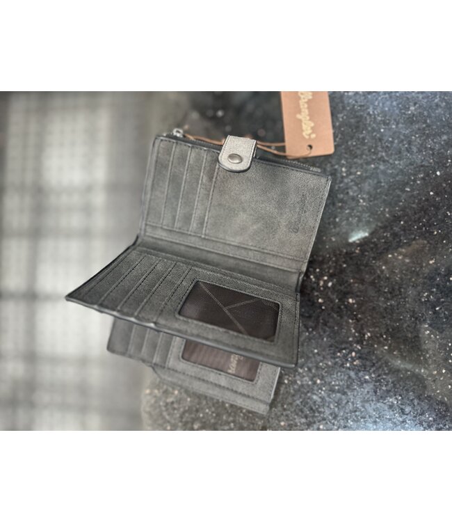 Wrangler Black Small Wallet WG162-W033BK