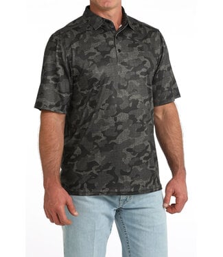 cinch MTK1865049 Athletic Polo Black