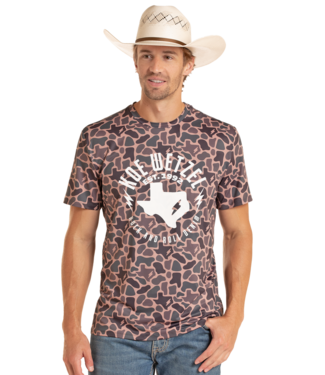 Panhandle Slim BU21T09155 Koe Graphic Tee Tan