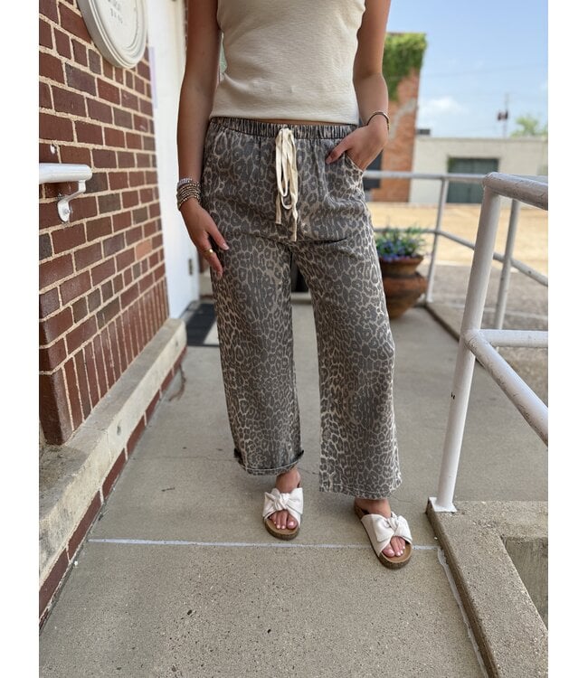 Everyday Chic Leopard Pants T0162