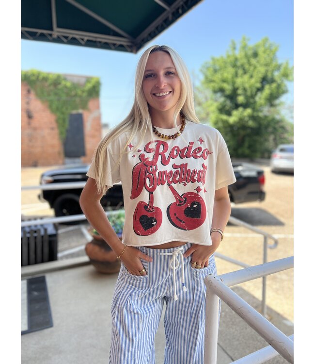 Rodeo Sweetheart Crop Tee
