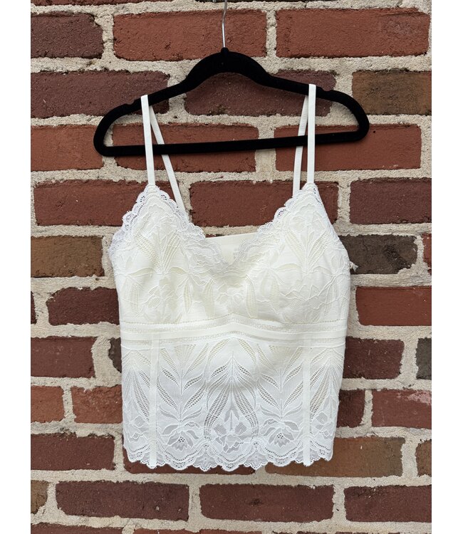 Cream Lace Bralette AB9922