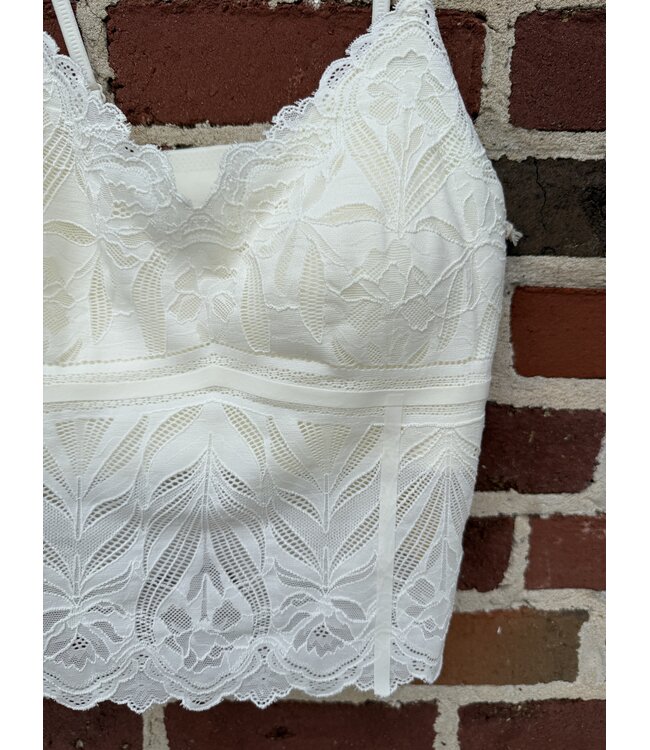 Cream Lace Bralette AB9922