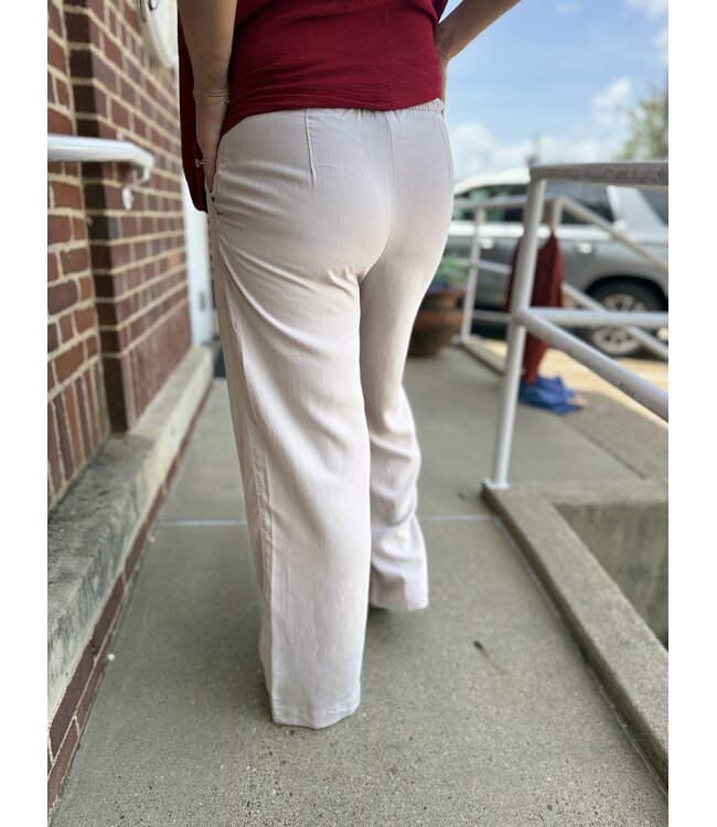 The Pebble Grey Wide Leg Pants 42806