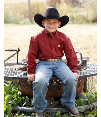 cinch MTW7060426 LS Boys Plain Weave