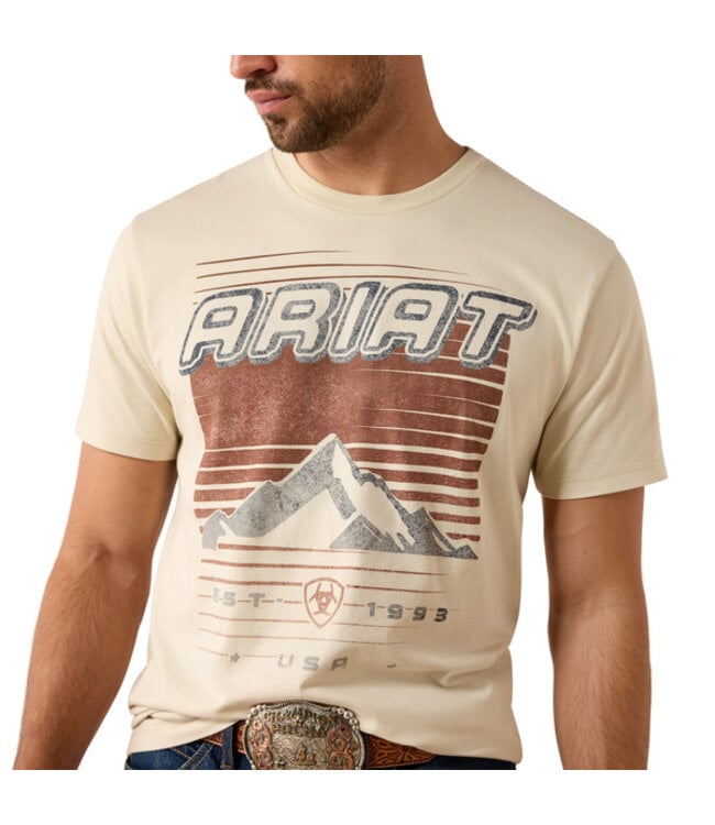 10079270 MNS ARIAT NINETIES COWBOY SS TEE