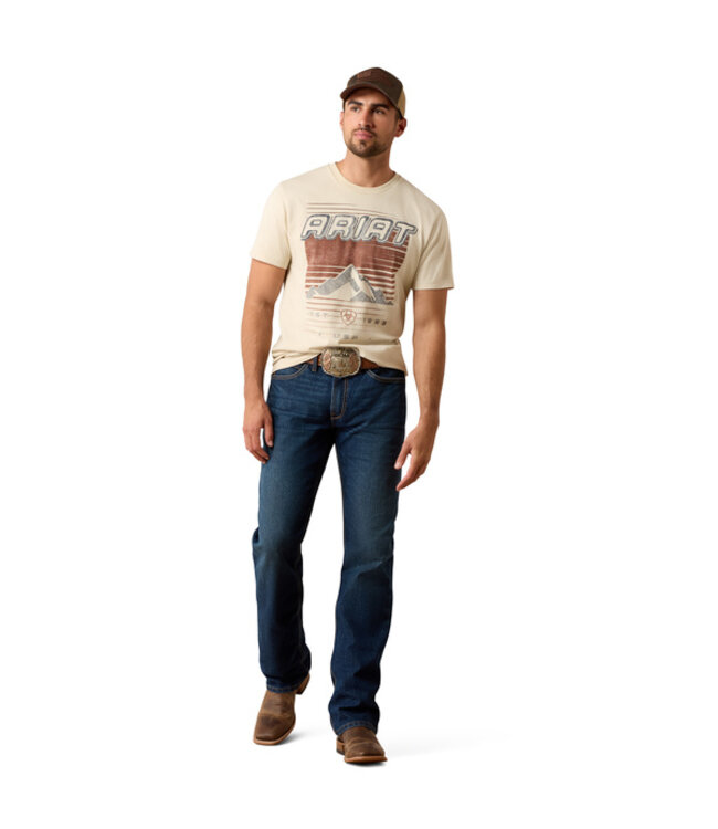 10079270 MNS ARIAT NINETIES COWBOY SS TEE