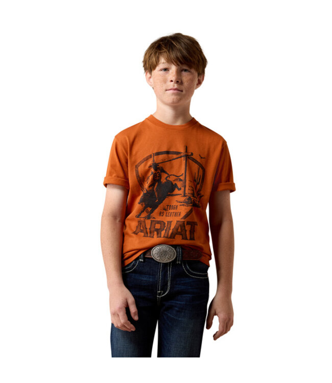 10079529 BOYS TOUGH AS LEATHER SS TSHRT