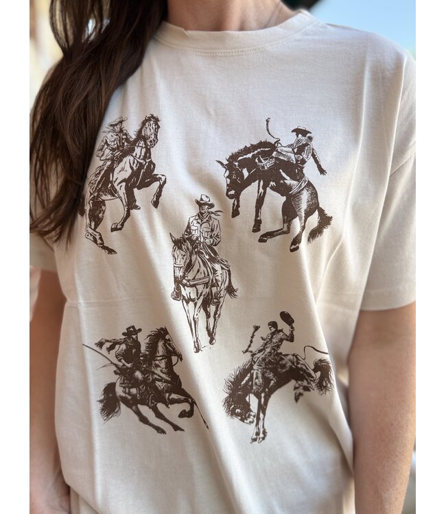 Five Cowboys Oversized Tee T41938