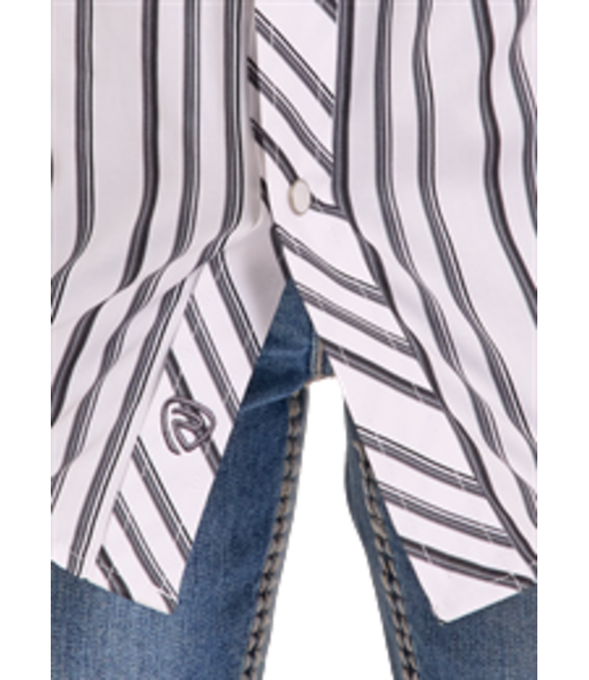 BBN2S09423 RR STRIPE PRINTED LS SNAP